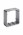 SSP Surface Mount Aluminium Spacer in Silver 85mm square
