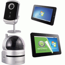 Tablet PC & IP Cameras