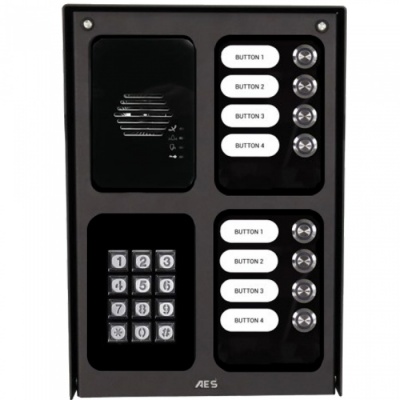 AES MOD-IBK8-EU 8 Button GSM Assembled Modular Unit with keypad