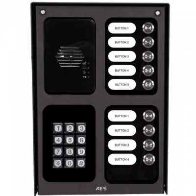 AES MOD-IBK9-EU 9 Button GSM Assembled Modular Unit with keypad