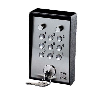 Came S5000 Galvanised painted steel Surface Mount Keypad front lit