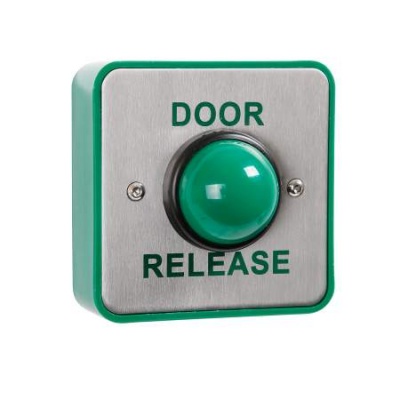 RGL EBGBWC02/DR Standard Stainless Steel with Large Green button surface mounted, includes back box with security screws. Switch only IP66