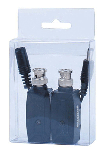 Genie CCTV GTP005K Passive Balun Kit 1 x BNC & DC Plug to RJ45 pair