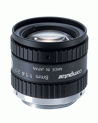 M0814-MP 2/3'' C 8.0mm F1.4-16C Megapixel Fixed, Manual Iris