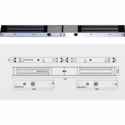 Diax SD300 300Kg Surface Double Mag Lock