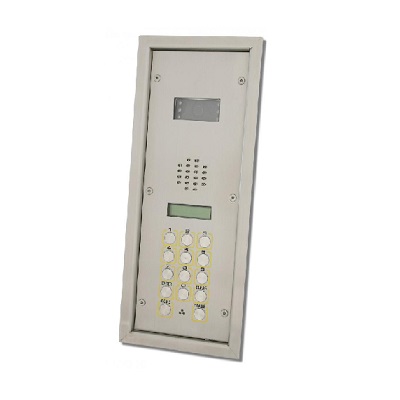 Videx SP301-1C Flush Vandal Resistant Colour Video Digital Door Panel with Display for VX2200 Systems
