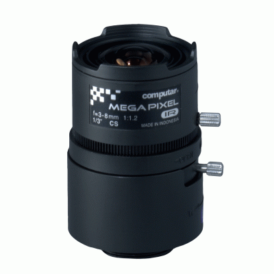 Computar 1/2.7'' CS Mount 3.1-8mm F1.2 IR corrected