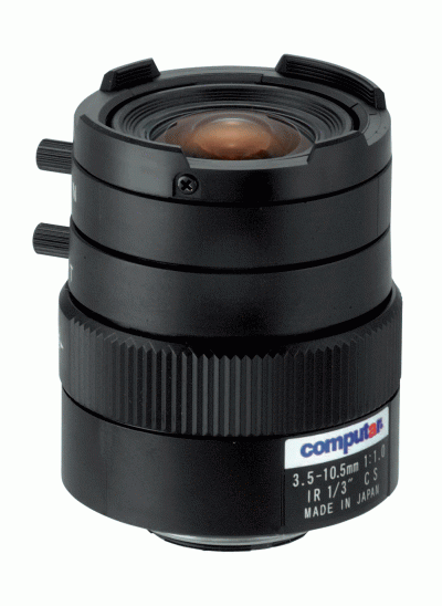 1/3'' CS-M 3.5 - 10.5mm F1.0 - C Varifocal Manual IR Pass Optics