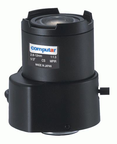 1/3'' CS-M 2.8 - 12.0mm F1.3 - 360 Mpixel Varifocal DDrive IR Pass