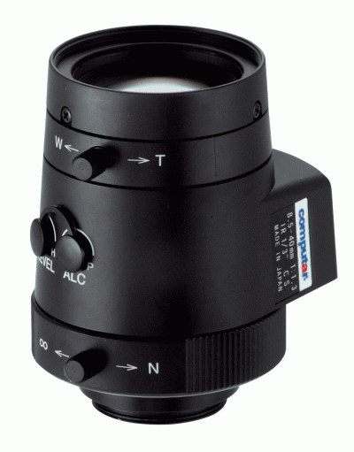 1/3'' CS-M 8.5 - 40.0mm F1.3 - 360 Varifocal Video Drive IR Pass O