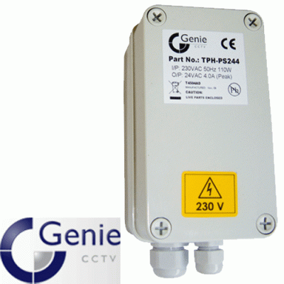 Genie CCTV 24VAC 4A External Power Supply