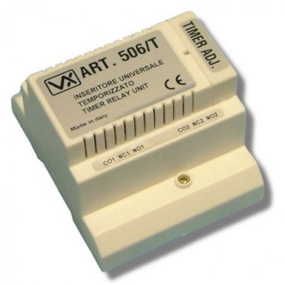 Videx 506/T Boxed relay 12/24v with timer (23G/T)