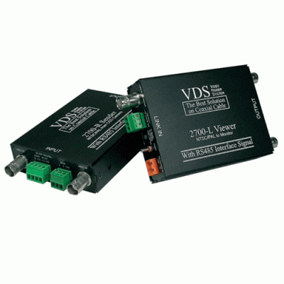 Coax Dual line Drive video alarm audio power and RS485 kit