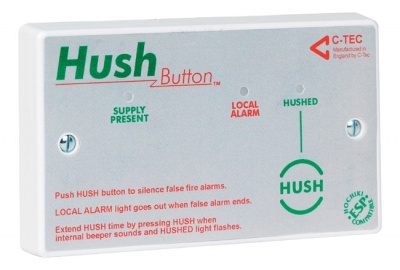 C-Tec Hush Button HMO Compliant Fire Alarm