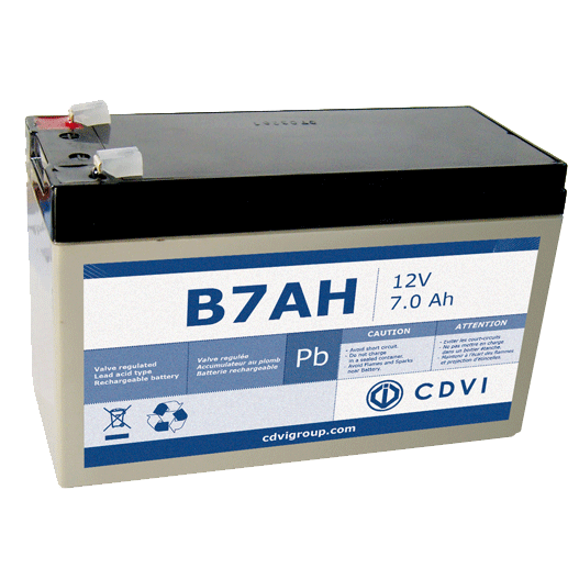 B7AH 12VDC 7AH Sealed Lead Acid Battery