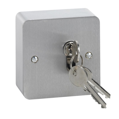 SSP Stainless Steel Euro Profile Key Switch Flush fitting maintained