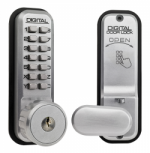 Lockey Digital 2435 Mechanical door locks with Key overide