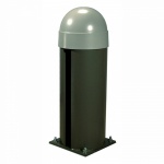 CAME CAT-X24 Bollard with operator featuring an on-bard control panel