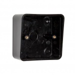 RGL PBBSHR-BK A hooded back box surface mounted in Green which fits all standard size products. Allows for Conduit entry.