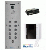 Bitron Video VR-Inox 1-24 Way flush colour video kits