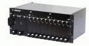 10 slot 19'' rack 4U with PSU and 3 fans
