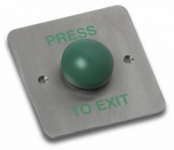 BPT RTE/2 Exit Button Green dome PRESS TO EXIT IP67 rated