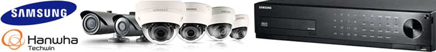 Samsung Hanwha Techwin CCTV products banner