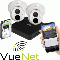 VUENET VN-4-FLB-KIT 4 bullet audio camera 4X5MP IR30M IP67 1TB Kit