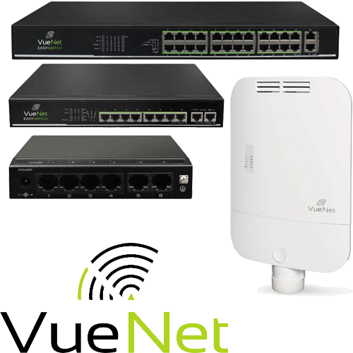 VueNet PoE Switches