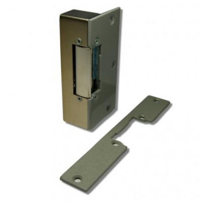 Videx 1N/MP Surface Rim Latch Release 8-12Vac with Mortice Plate