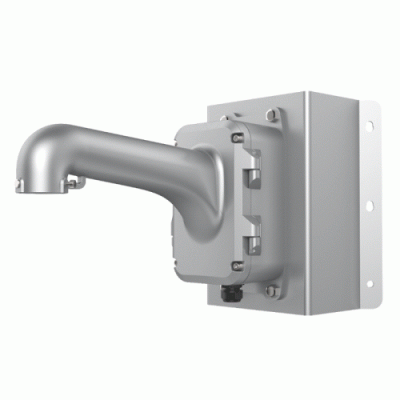 Hikvision DS-1604ZJ-BOX-CORNER-P Corner mount with junction box, Aluminium alloy and steel with platinum grey surface spray treatment