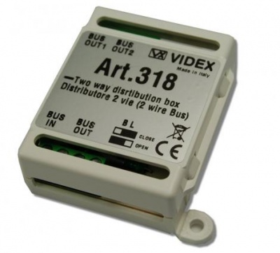 Videx V-318 2 Ways Video Bus Distributor