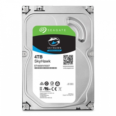 4Tb Seagate Skyhawk Surveillance drive installed and configured