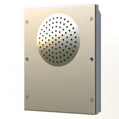 Videx 8203-0 Speaker Unit with 0 Button Available in Stainless Steel or Aluminium
