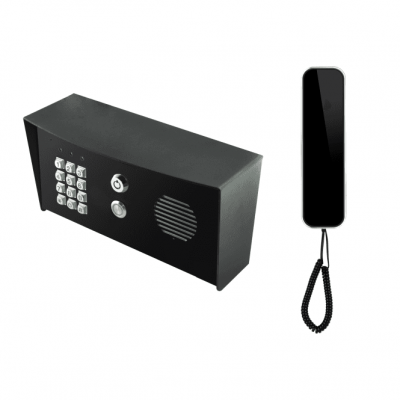 AES SLIM-CL-IMPK-PED Slim Hardwired Audio Imperial Kit with keypad Black