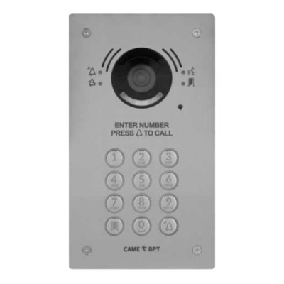 BPT VRMVDIGI Vandal Resistant Video Panel With Digital Call Keypad