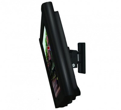 B-Tech BT7518-PRO/PB Flat Screen Wall Mount with Tilt & Swivel (VESA 100) - Piano Black