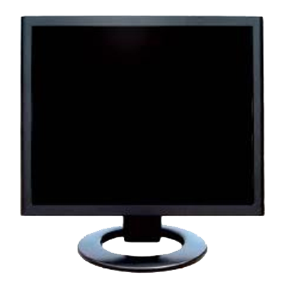 Ganz 15'' LME15E VGA BNC TFT CCTV monitor in plastic case