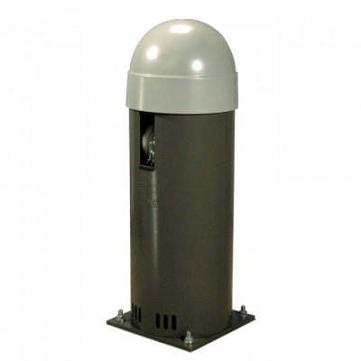 CAME CAT-X Bollard with operator featuring an on-bard control panel
