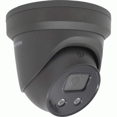 Hikvision DS-2CD2386G2-IU(2.8MM)(GREY) IP Turret Camera 8MP AcuSense Darkfighter 2.8mm, 30m IR, WDR, IP67, PoE, Micro SD, Mic