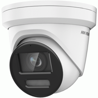 Hikvision DS-2CD2387G2-LU(2.8mm)(C) IP Turret Camera 8MP ColorVu 2.8mm, 30m White Light, WDR, IP67, PoE, Micro SD, Mic