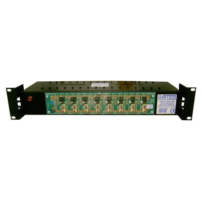 Dantech DA442-8 12VDC 8A Power supply unit  8 output rackmount 2U