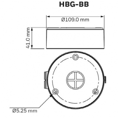 Honeywell HBG-BB Bullet camera back box