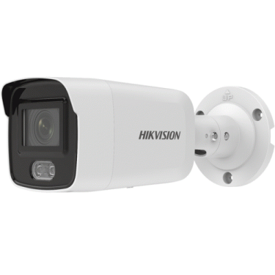 Hikvision DS-2CD2047G2-LU-SL(2.8MM) IP Bullet Camera 4MP ColorVu AcuSense Liveguard 2.8mm, 40m White Light, WDR, IP67, PoE, Micro SD, Mic