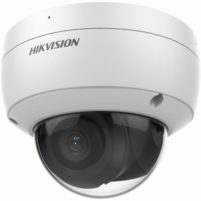 Hikvision DS-2CD2166G2-ISU(4.0mm) IP Dome Camera 6MP AcuSense Darkfighter 4.0mm, 30m IR, WDR, IP67, IK10, PoE, Micro SD, Mic, Audio in - out