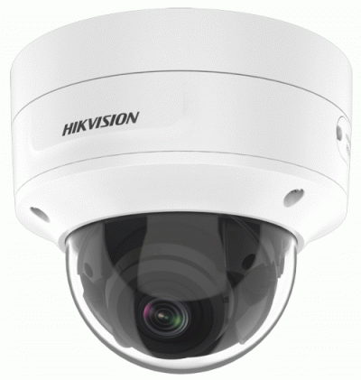 Hikvision DS-2CD2747G2-LZS(3.6-9mm) IP Dome Camera 4MP ColorVu 3.6 - 9mm Motorised, WDR, IP67, IK10, PoE, 40m White Light, Micro SD, Audio in - out