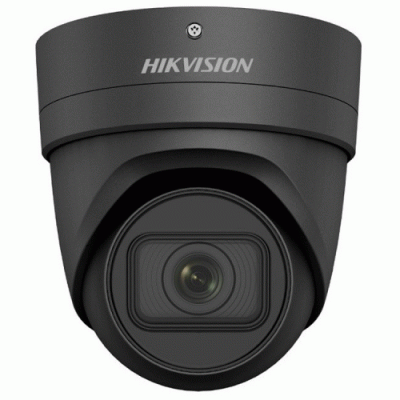 Hikvision DS-2CD2H45G1-IZS(2.8-12MM)(BLACK) IP Turret Camera 4MP Darkfighter Smart Event 2.8-12mm motorised, 40m IR, WDR, IP67, PoE, Micro SD Audio In
