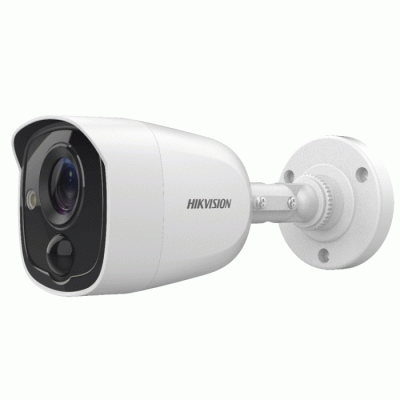 Hikvision DS-2CE11H0T-PIRLO(2.8mm) Analogue HD Turbo 4 in 1 Bullet Camera 5MP ColorVu 2.8mm, 20m IR, Digital WDR IP67, 12VDC, PIR