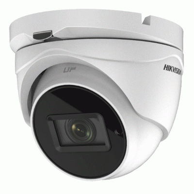 Hikvision DS-2CE56H0T-IT3ZF(2.7-13.5MM) Analogue HD Turbo 4 in 1 Turret Camera 5MP 2.7 - 13.5mm Motorised, 40m IR, WDR, IP67, 12VDC