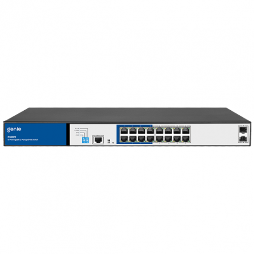 Genie IP16GESP2 16 Port Gigabit Ethernet Switch Rack mount